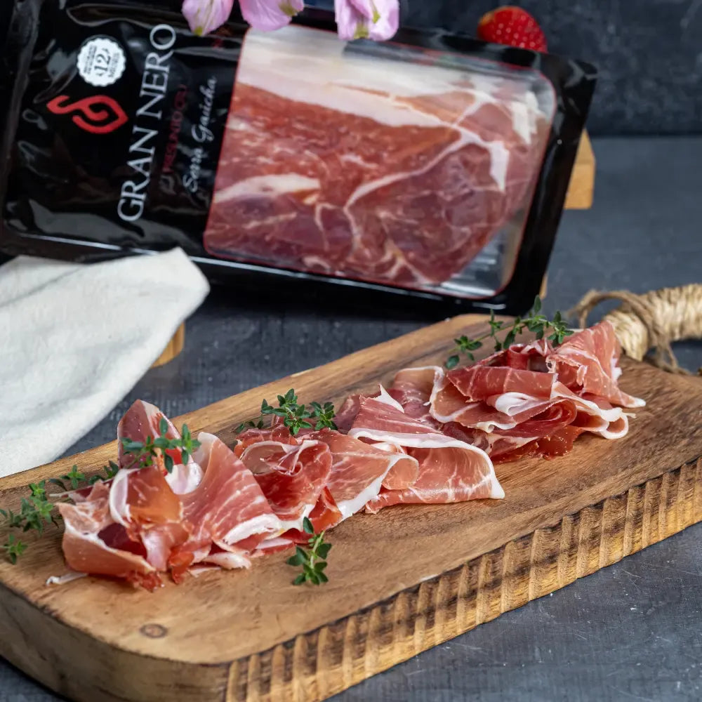 Presunto Cru Fatiado Brasileiro - 8 fatias -  80G