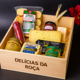 Baú Delícias Da Roça – Seleção De Queijos, Salames E Sabores Artesanais